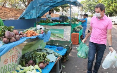 Olá Campo Grande! Aproveitei este sábado (25) e trouxe pra casa produtos fresquinhos da nossa @feiraorganicacg. 