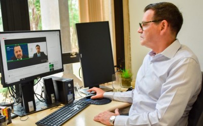Ouvidoria do TCE-MS participa de webinário.