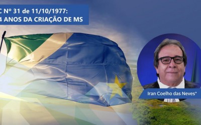 44 ANOS DA CRIAÇÃO DE MS