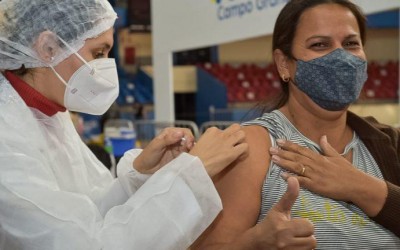 Campo Grande ultrapassa a marca de 65% de toda a população completamente imunização contra a Covid-19. 