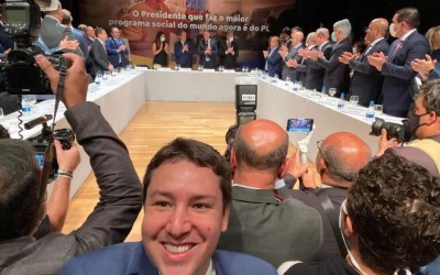  Filiação: Deputado crê num 'boom' do PL em MS com filiação de Bolsonaro