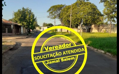 Dr. Jamal Salem tem solicitação atendida no bairro COHAFAMA.