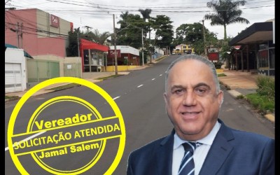 Dr. Jamal Salem tem solicitação atendida no bairro Centro.