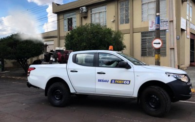 Nova Lima e Pioneiros são foco no combate ao Aedes com fumacê.