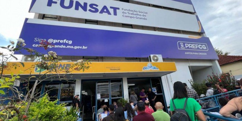 Funsat anuncia 1.846 vagas de trabalho nesta sexta-feira.