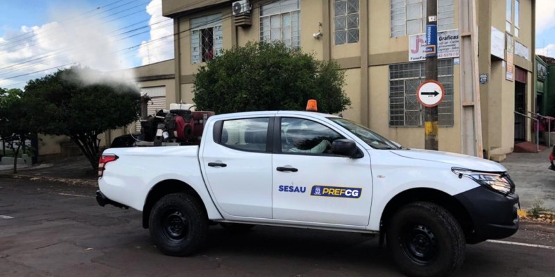 Está na rota? Fumacê percorre cinco bairros nesta segunda.