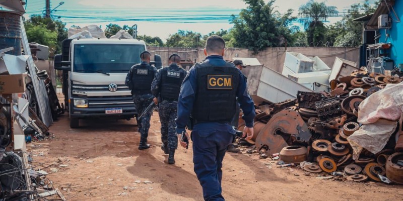 GCM deflagra Operação Ferro-Velho 2026.