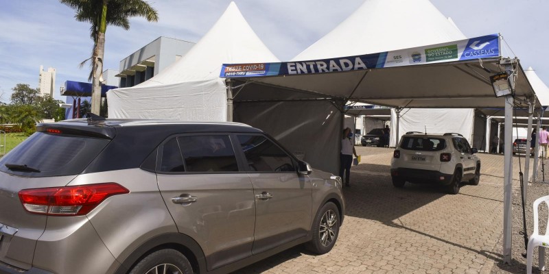 Em um mês de atendimento, força tarefa entre Cassems e SES rende mais de 17 mil testes de Covid-19 coletados