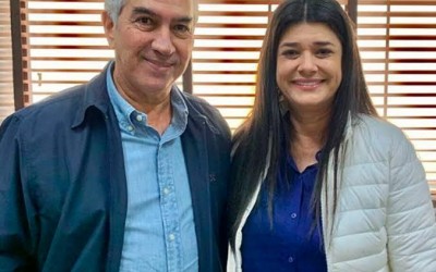 Ex Governador Reinaldo Azambuja entra  na campanha de Rose Modesto, e  pode gerar ruptura no PSDB.