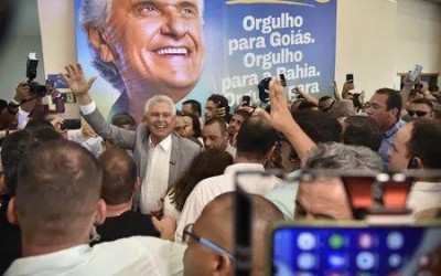 Caiado lança pré-candidatura à Presidência em evento em Salvador.