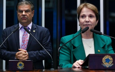 O senador Nelsinho Trad junto com a Senadora  Tereza Cristina viajam aos Estados Unidos para negociar