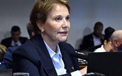 A Senadora Tereza Cristina está cotada para disputar a presidência do Senado em 2027.