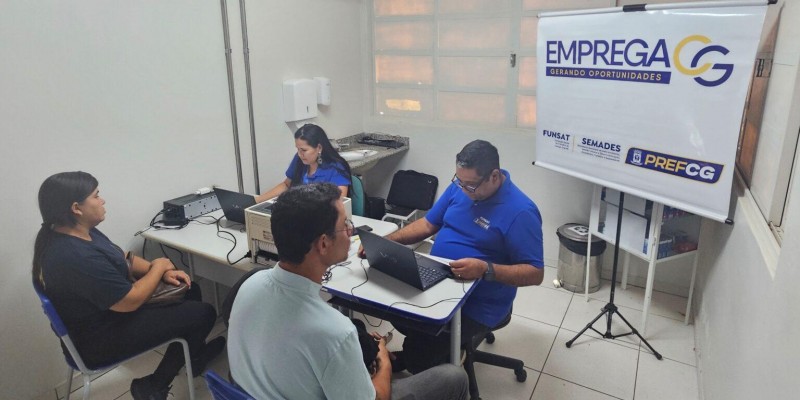 Emprega CG realiza ação na USF do São Francisco.