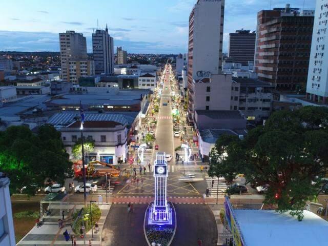 Prefeitura Municipal de Campo Grande. Rua 14 de Julho completa um ano de novo formato-   02/09/2021-Redação.