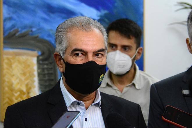 Governador Reinaldo Azambuja vai discutir exigência de passaporte da vacina com prefeitos Governador Reinaldo Azambuja vai discutir exigência de passaporte da vacina com prefeitos
