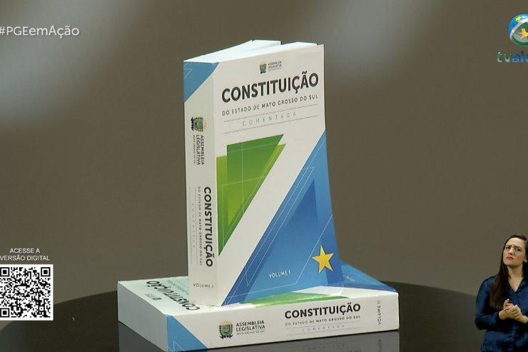 Constituição Comentada é destaque do PGE em Ação Diálogos. Constituição Comentada é destaque do PGE em Ação Diálogos.