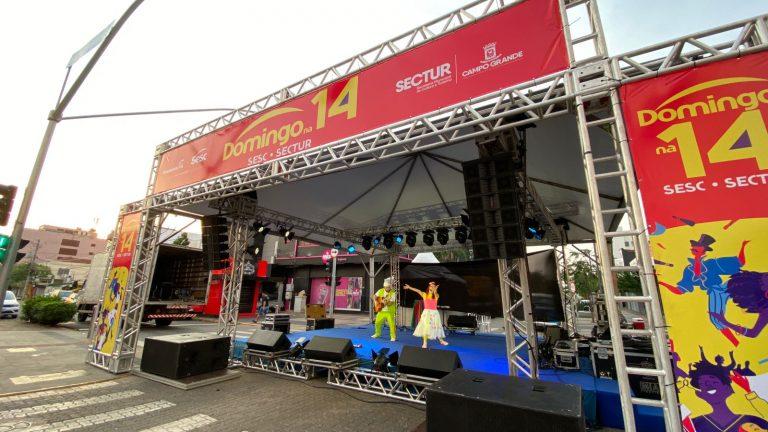 Domingo na 14 terá Historinha batucada, circo de bolso  e apresentação de blues.