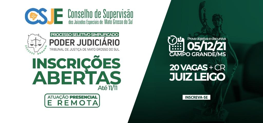 Abertas inscrições do processo seletivo para escolha de juízes leigos. Abertas inscrições do processo seletivo para escolha de juízes leigos.