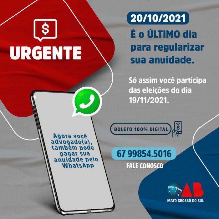 Garanta o seu direito ao voto: último dia para regularização de débitos é no próximo 20 de outubro. Garanta o seu direito ao voto: último dia para regularização de débitos é no próximo 20 de outubro.