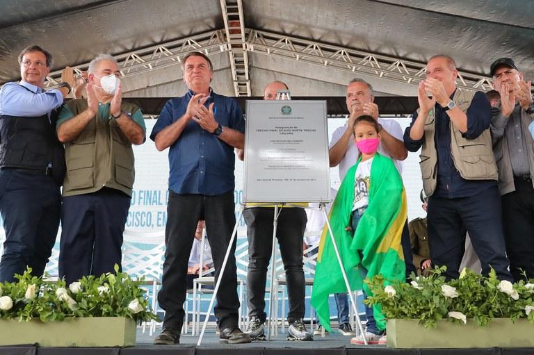 Inaugurada a última etapa da obra física do Eixo Norte do Projeto de Integração do Rio São Francisco Inaugurada a última etapa da obra física do Eixo Norte do Projeto de Integração do Rio São Francisco
