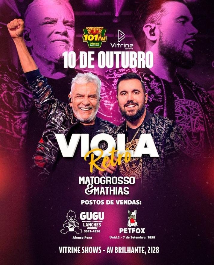 Mato Grosso & Mathias faz show hoje dia 10 de Outubro com a dupla João Haroldo & Betinho Mato Grosso & Mathias faz show hoje dia 10 de Outubro com a dupla João Haroldo & Betinho