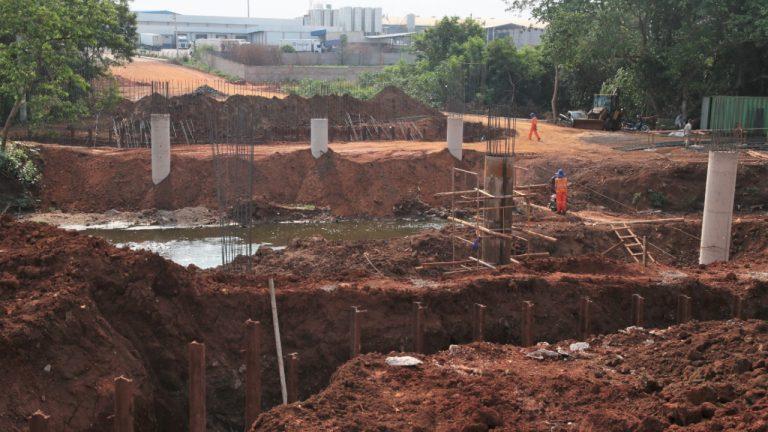 Novo acesso ao Polo Empresarial Oeste.