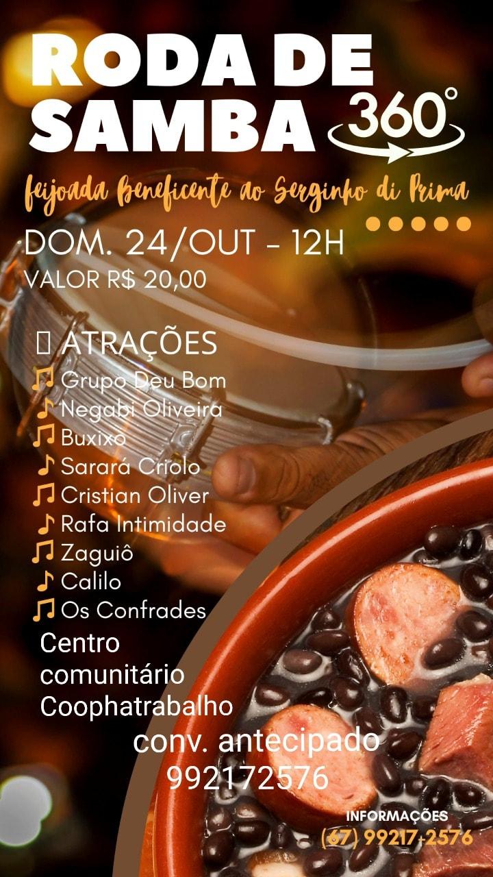 Pagode do Dedinho. Associação de Moradores da Coophatrabalho. Pagode do Dedinho. Associação de Moradores da Coophatrabalho.