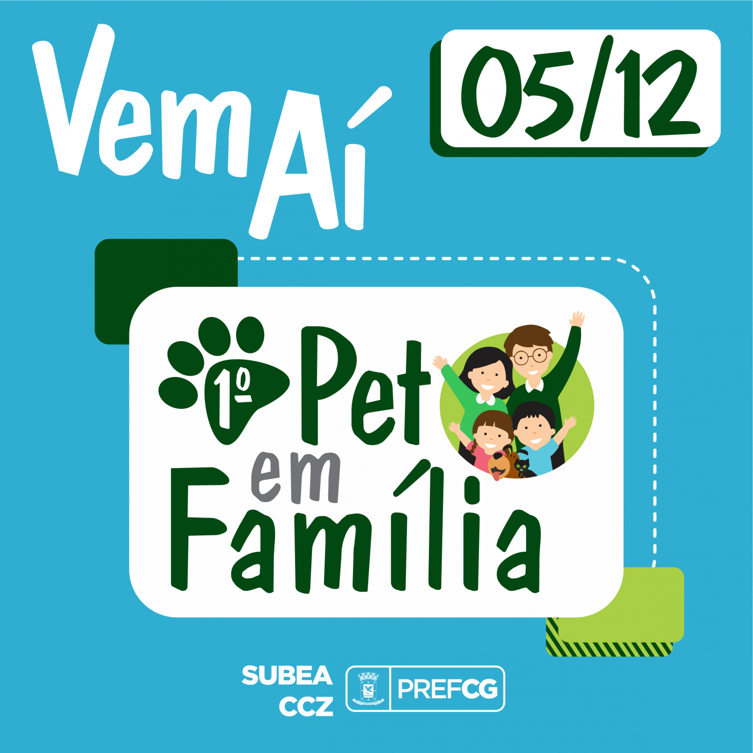 Prefeitura realiza em Dezembro 1° edição "Pet em Família" nos altos da Afonso Pena. Prefeitura realiza em Dezembro 1° edição "Pet em Família" nos altos da Afonso Pena.