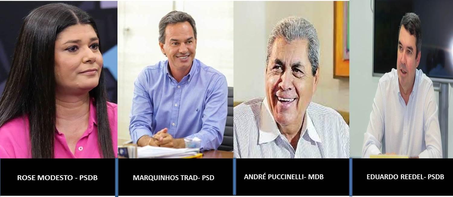Quatro pré-candidaturas protagonizam disputa ao governo do Estado em 2022 Quatro pré-candidaturas protagonizam disputa ao governo do Estado em 2022