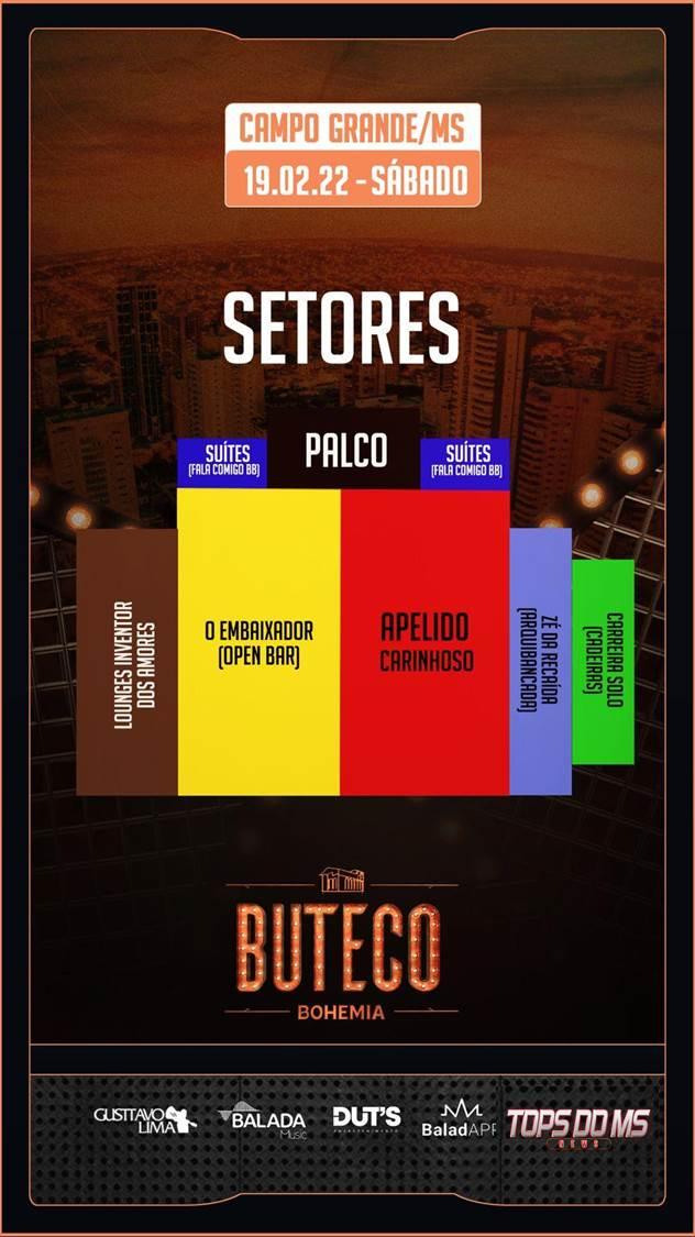 Venda de ingressos para “Buteco” do Gusttavo Lima é liberada Venda de ingressos para “Buteco” do Gusttavo Lima é liberada