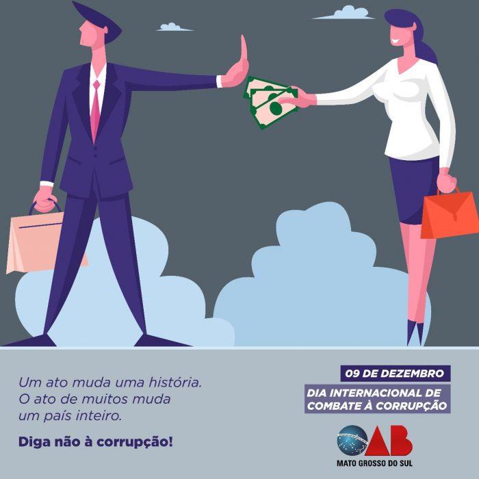 Comissão da OAB/MS apoia Manifesto de Prevenção e Combate à Corrupção. Comissão da OAB/MS apoia Manifesto de Prevenção e Combate à Corrupção.