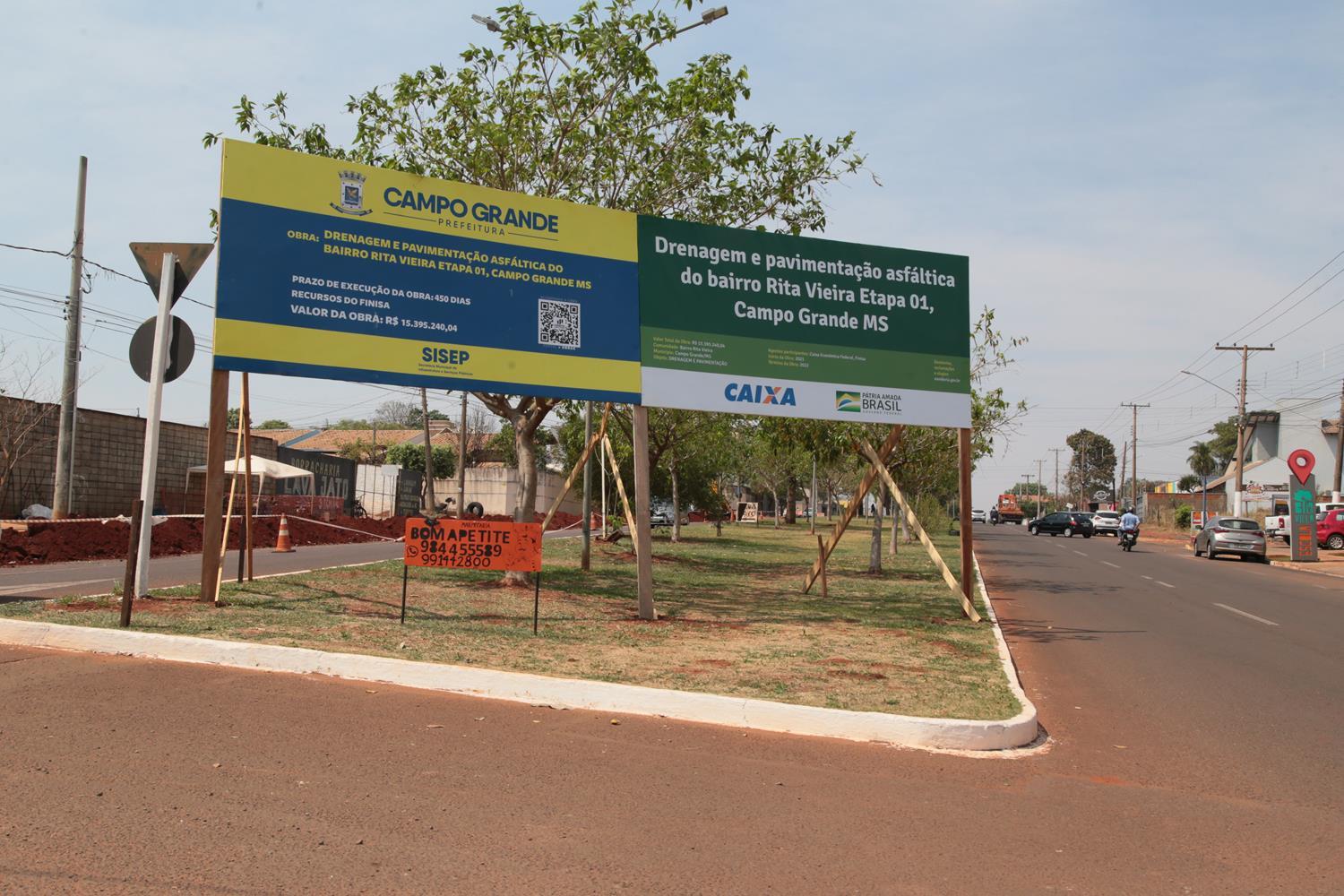 RITA VIEIRA JÁ TEM 8,5 KM DE ASFALTO E 5 KM DE DRENAGEM. RITA VIEIRA JÁ TEM 8,5 KM DE ASFALTO E 5 KM DE DRENAGEM.