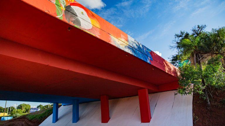 REVITALIZAÇÃO DO VIADUTO DA UFMS SERÁ ENTREGUE NA PRÓXIMA TERÇA-FEIRA.