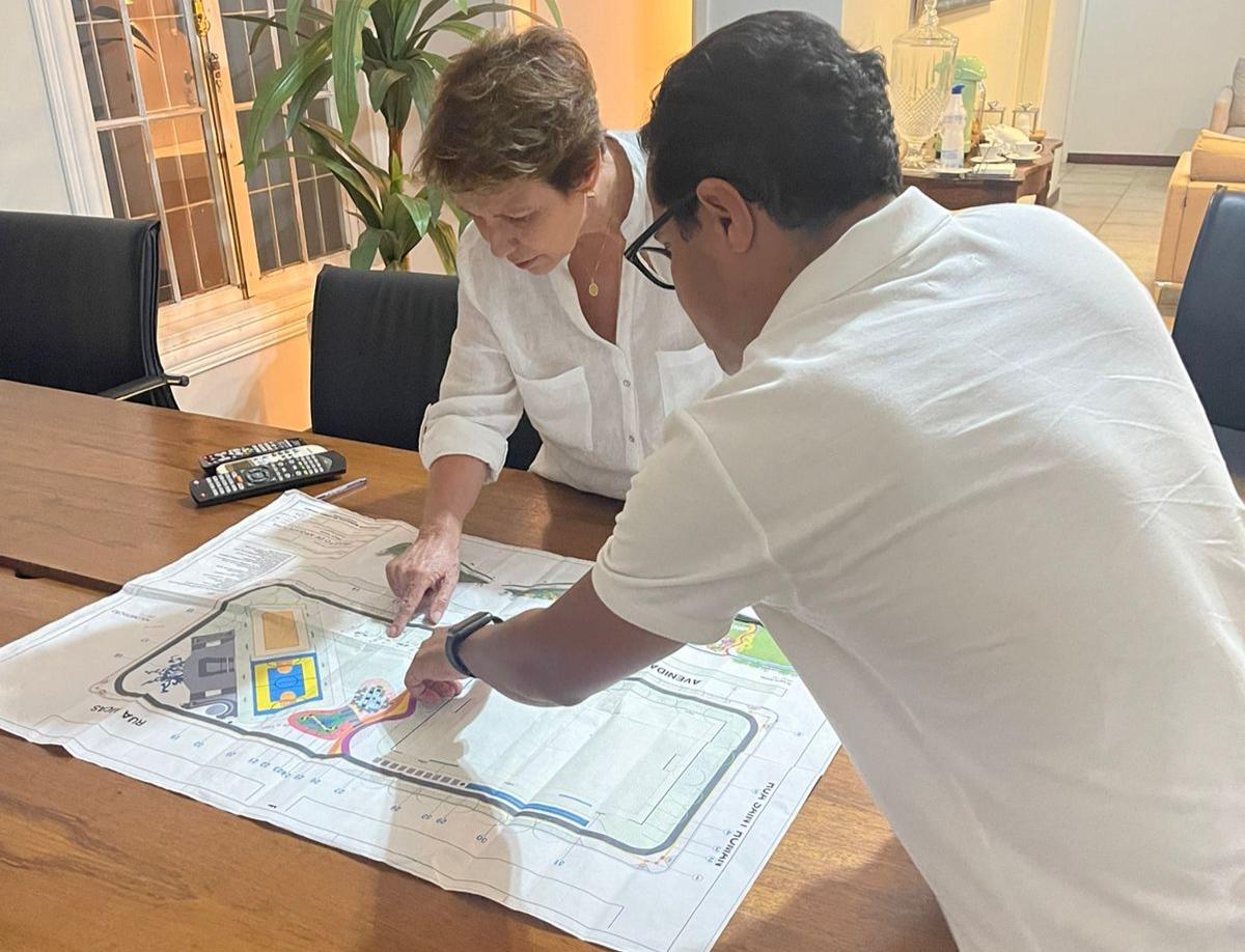 Praça no Tijuca: sonho sai do papel e começa a virar realidade com apoio de Papy e Tereza Cristina.