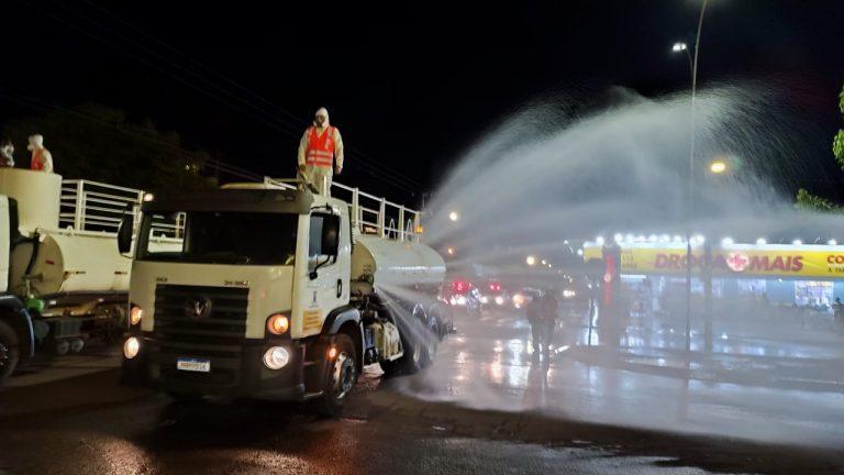 PREFEITURA LEVA SERVIÇO DE DESINFECÇÃO PARA REGIÃO DO PROSA NESTA QUINTA-FEIRA.