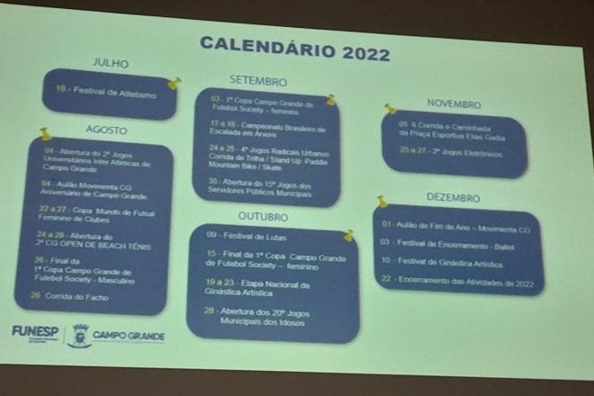 Prefeitura lança calendário de eventos com copa do mundo de futsal feminino Prefeitura lança calendário de eventos com copa do mundo de futsal feminino