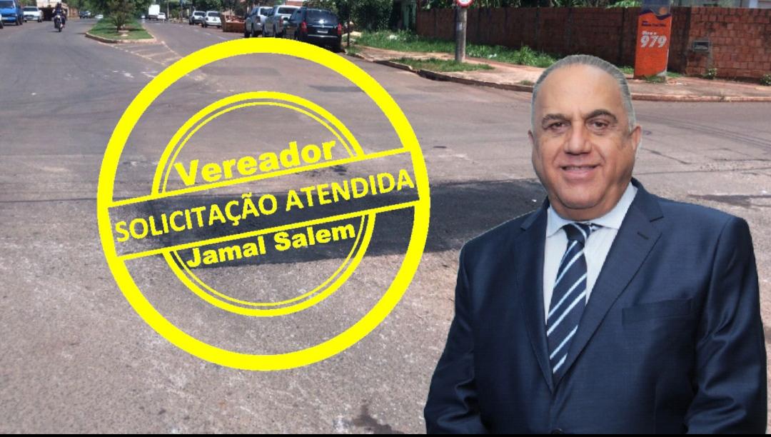 Dr. Jamal Salem tem solicitação atendida no bairro Vila Nossa Senhora das Graças.