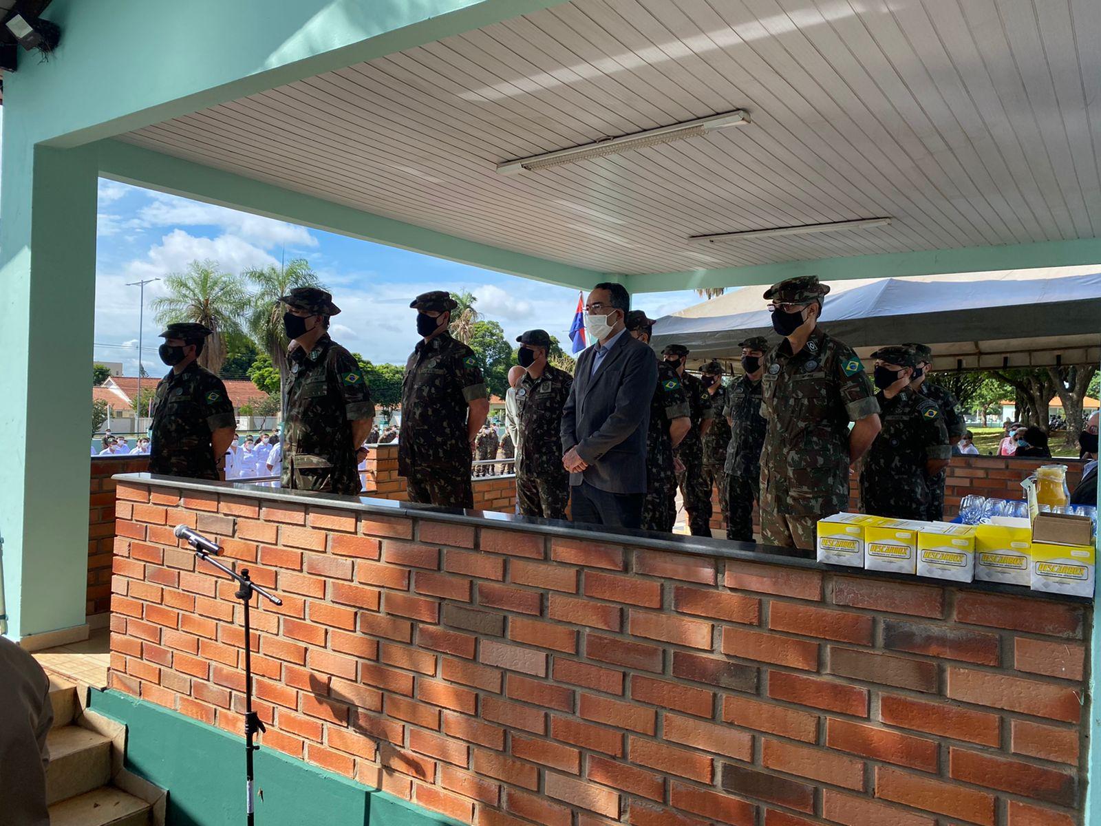 Vereador Dr. Sandro Benites prestigia solenidade em comemoração aos 132 anos do Hospital Militar de Campo Grande.