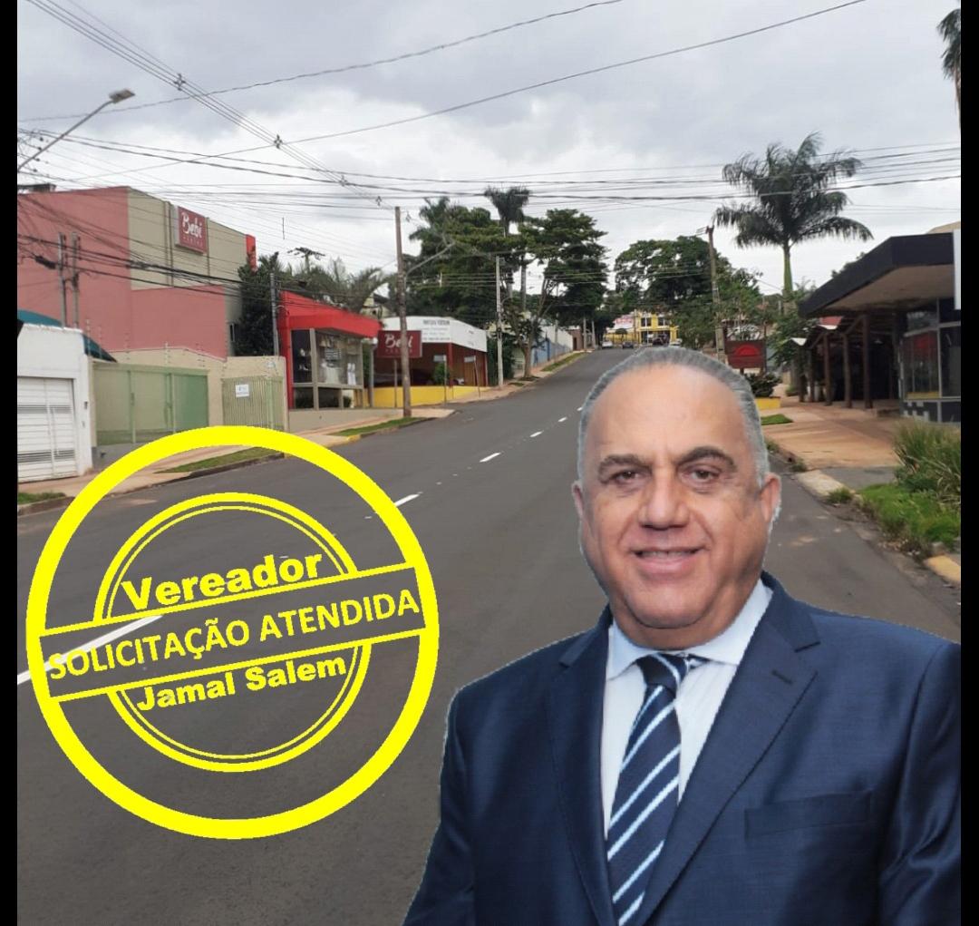Dr. Jamal Salem tem solicitação atendida no bairro Centro.