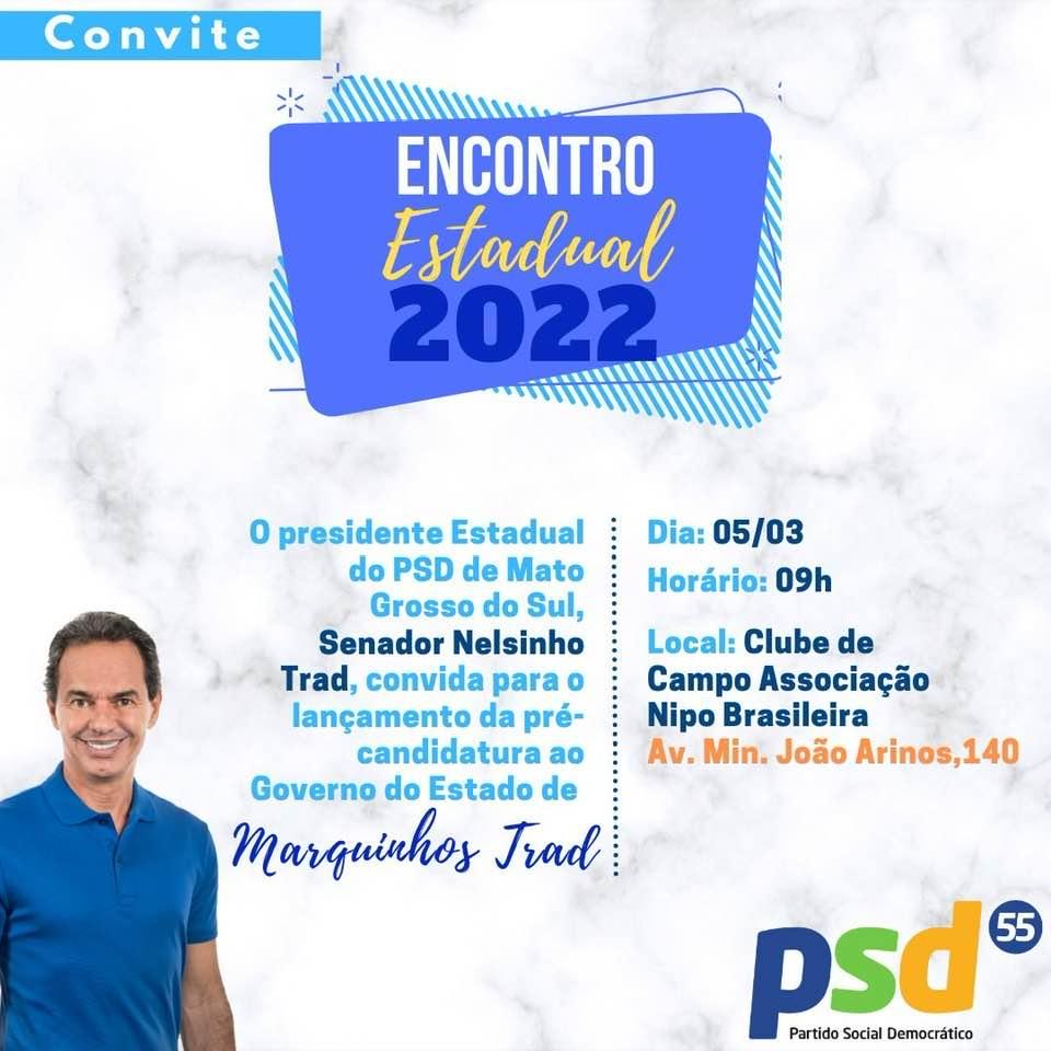 O presidente estadual do PSD do Mato Grosso do Sul, Senador Nelsinho Trad O presidente estadual do PSD do Mato Grosso do Sul, Senador Nelsinho Trad