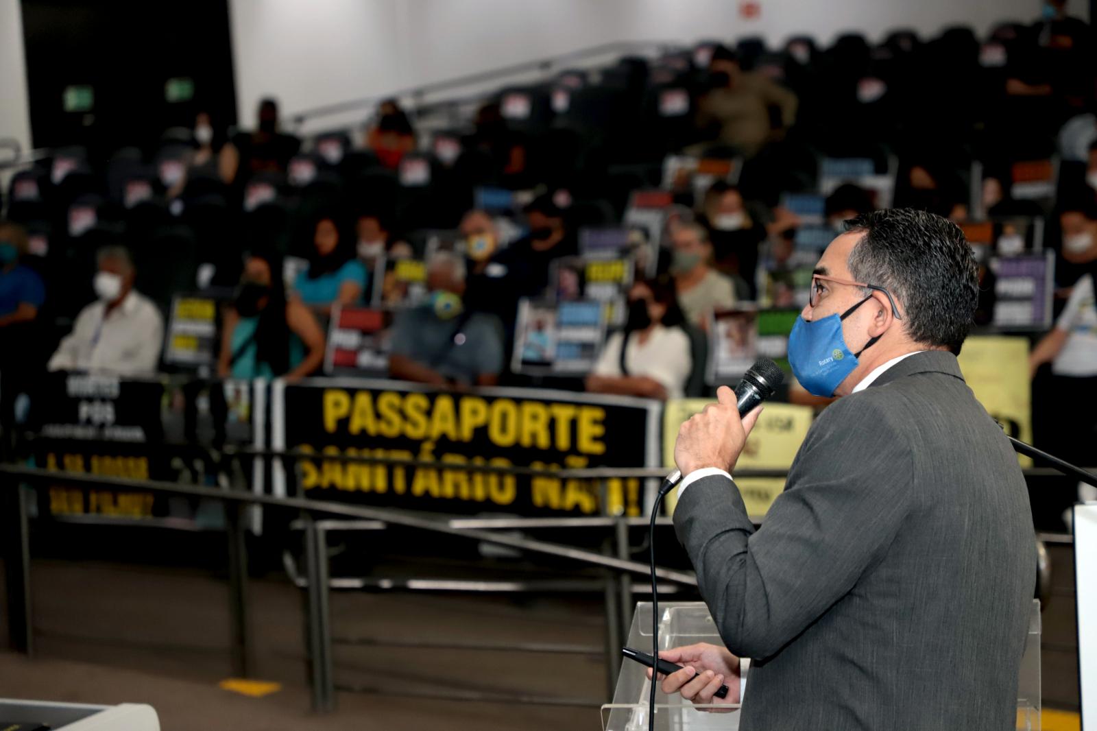 Por proposição do Dr. Sandro, audiência pública debate vacinação contra a covid-19.