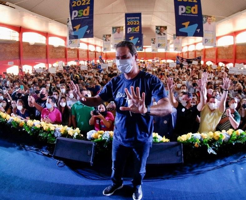 Pré-candidatura de Marquinhos Trad reune multidão para participar do lançamento Pré-candidatura de Marquinhos Trad reune multidão para participar do lançamento