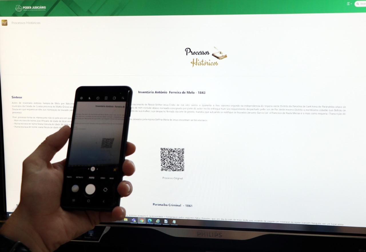 Processos históricos são disponibilizados para consulta por QR Code. Processos históricos são disponibilizados para consulta por QR Code.