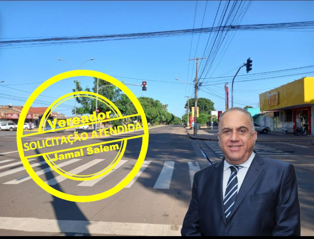 Dr. Jamal Salem tem solicitação atendida no bairro Coophavila ll.