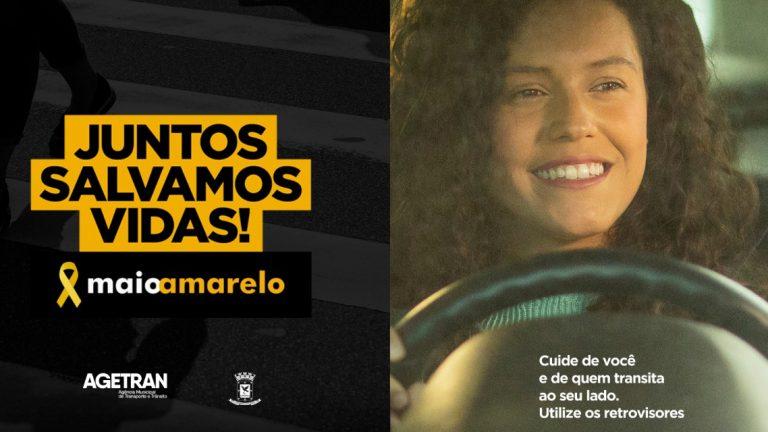 MAIO AMARELO: PREFEITURA PROMOVE AÇÕES PARA CONSCIENTIZAÇÃO DE TRÂNSITO MAIS SEGURO.