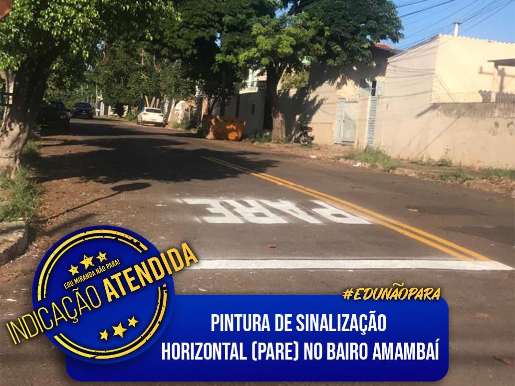 Vereador Edu Miranda tem indicações atendidas no bairro Amambaí.