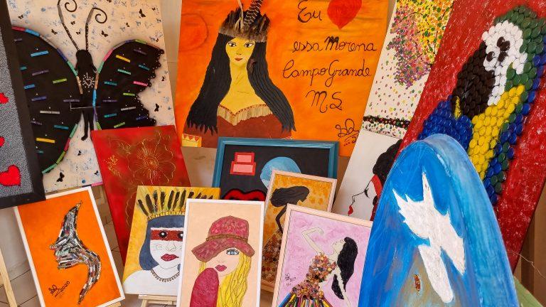 PRAÇA DOS IMIGRANTES RECEBE EXPOSIÇÃO DE ARTE SENSORIAL DURANTE O MÊS DE AGOSTO .