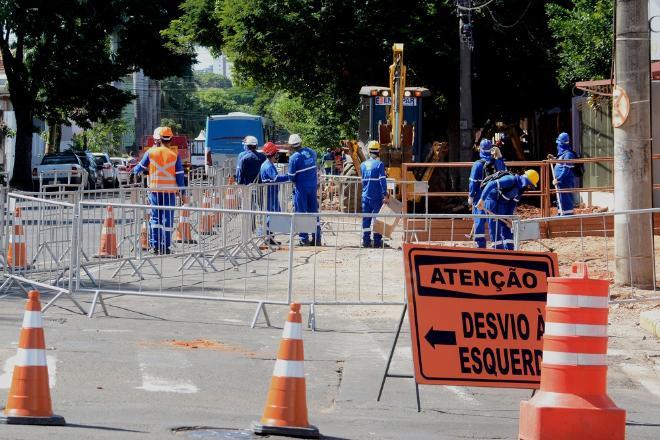 CONFIRA O ANDAMENTO DAS OBRAS NA ÁREA CENTRAL NESTA SEXTA-FEIRA.