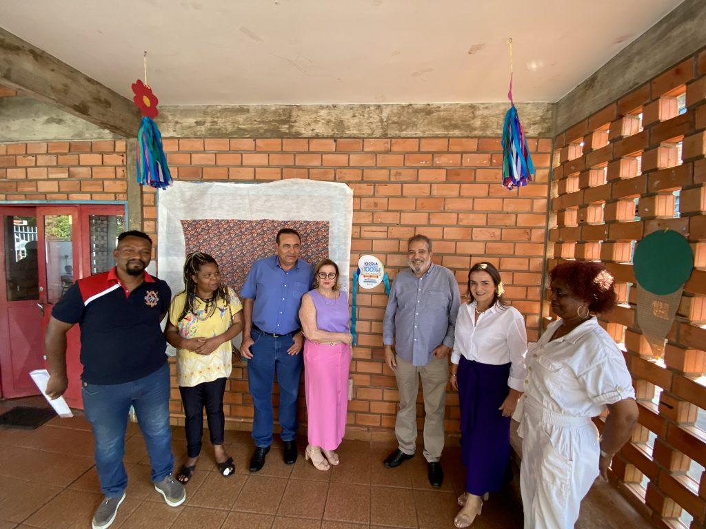 Presidente Carlão destaca Projeto Escolas Saneadas da concessionária Águas Guariroba e participa de lançamento na Comunidade Tia Eva.