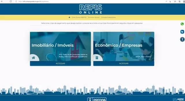 Contribuintes podem renegociar dívidas com a  Prefeitura sem sair de casa